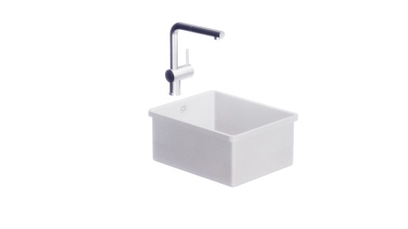 sink - SUBLINE 320-F Alu Metallic