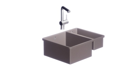 sink - SUBLINE 340/160-F Coffee