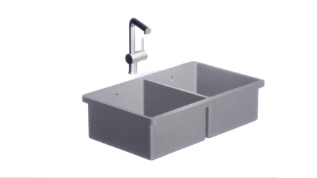 sink - SUBLINE 350/350-F Rock Grey