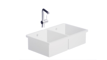 sink - SUBLINE 350/350-F White