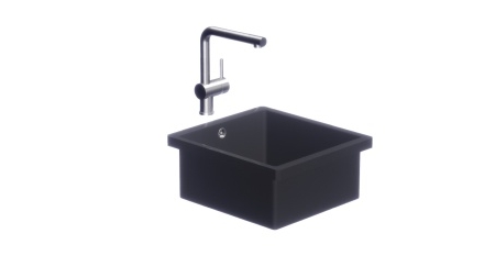 sink - SUBLINE 375-U Black