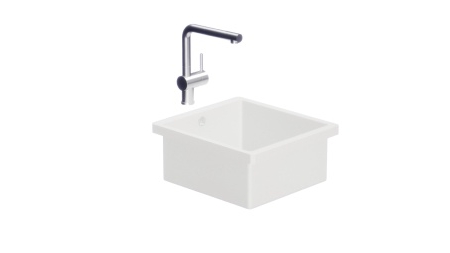 sink - SUBLINE 375-U Crystal White Glossy