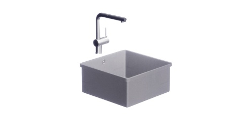 sink - SUBLINE 400-F Rock Grey