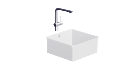 sink - SUBLINE 400-F White