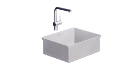 sink - SUBLINE 500-F Alu Metallic