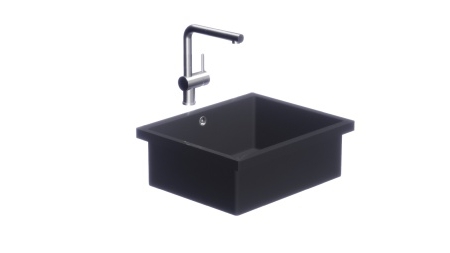 sink - SUBLINE 500-U Black