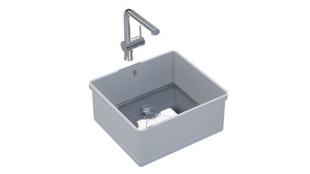 sink - Sink 245 S Square 450x400 Steel bottom PG1