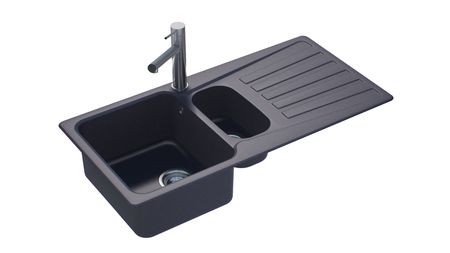 sink - Nova 6S - 935x500 - dřez vlevo - Antracit