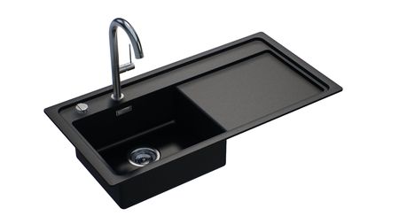 sink - Zenar XL 6S - 100x510 - dřez vlevo - Antracit