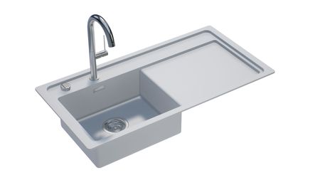 sink - Zenar XL 6S - 100x510 - dřez vlevo - White