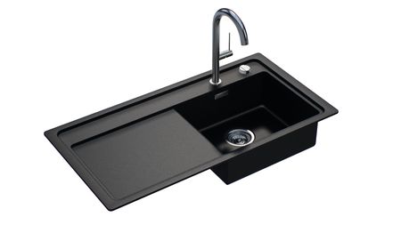 sink - Zenar XL 6S - 100x510 - dřez vpravo - Antracit