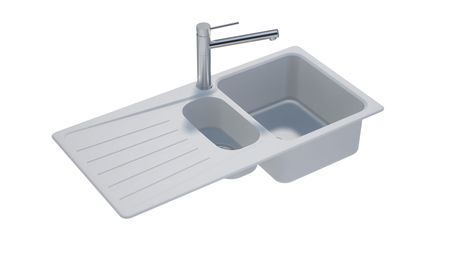 sink - Nova 6S - 935x500 - dřez vpravo - White